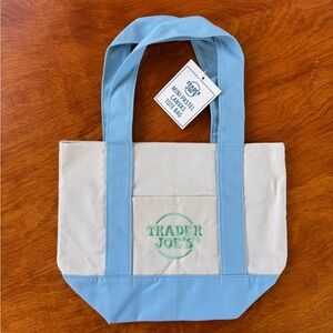 Trader Joe’s Blue Mini Tote Bag
